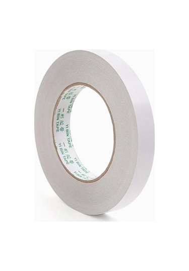 Ofis Beyaz Çift Taraflı Bant Kağıdı Güçlü Ultra-ince Yüksek Yapışkanlı Pamuklu Çift Taraflı Bant 15mmx8m