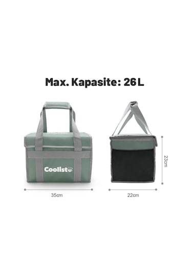 Coolist Cl26lg 26 Litre Katlanabilir Termos Bez Çanta / Buzluk Beyaz