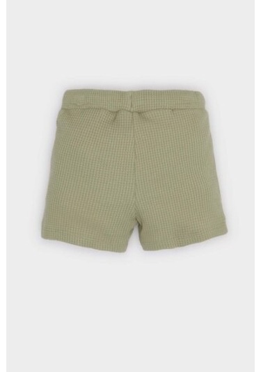 DeFacto Erkek Bebek Beli Lastikli Waffle Şort C2221A525SMKH271 Haki DeFacto Erkek Bebek Beli Lastikli Waffle Şort C2221A525SMKH271 Haki