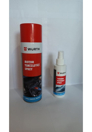 Motor Temizleme Spreyi500ml Yağmur Kaydırıcı Sprey150 Ml -würth