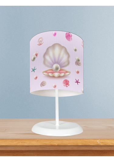 Mekta Home Bebek Ve Çocuk Odası Seksekli Ve Deniz Fenerli Abajur
