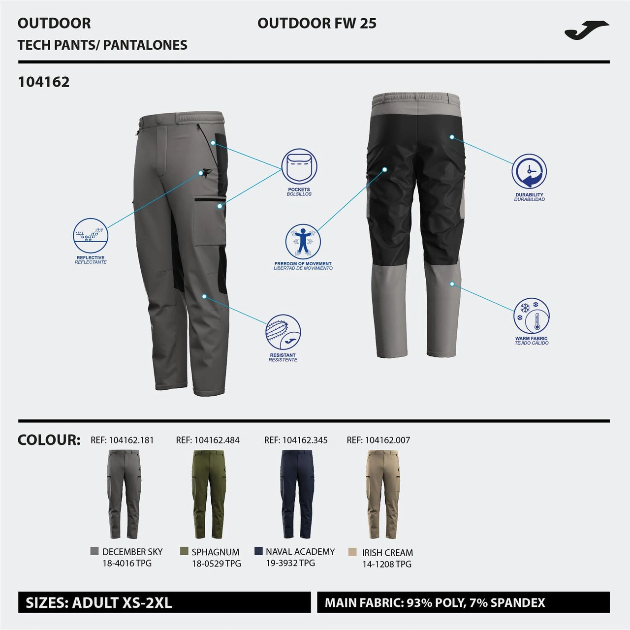 Joma 104162.181-20.040 Explorer Erkek Eşofman Altı Gri