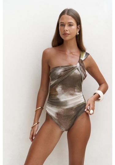 Mai Collection Mai Studios Co. Kibetinosella Tek Omuz Yeşil Body YESIL