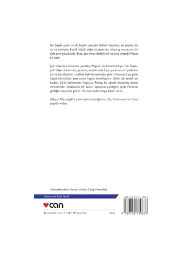 Can Yayınları - Sis - 9789750739873