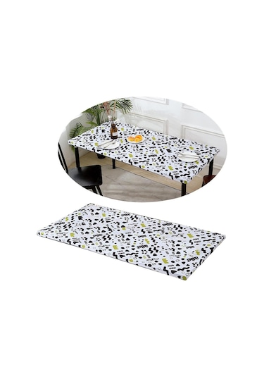 Suntek Dikdörtgen Polyester Masa Örtüsü Düğün Ev 122x61cm-stil-a