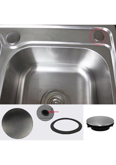 Joyhub Mingjin Shop2 C Tarzı 1 Adet Musluk Delik Kapağı Paslanmaz Çelik Musluk Deliği Kapağı Mutfak Mutfak Lavabo Fişi Drenaj Mühür Sabunluk 9uan8g Renkli Çok Renkli