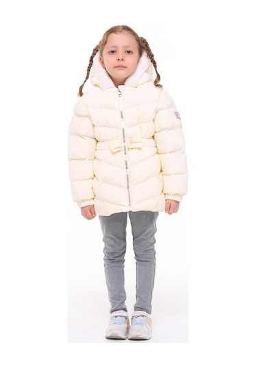 Benitto Kids Kız Bebek Çocuk Mont 51285-bej Bej