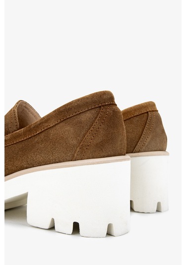 Valmenti Kadın Hakiki Deri Taba Süet Topuklu Ayakkabı 154 6450 Bn Ayk Y25 Taba Suet Taba Suet