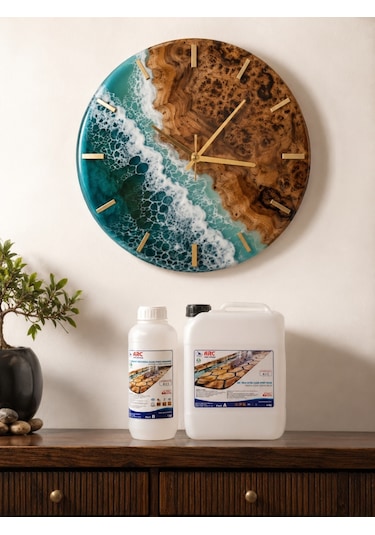 Arc 150 Ultra Şeffaf Döküm Tipi -parlak Epoksi Reçine-5 Kg set