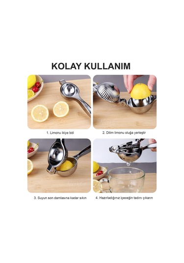 Nishev Döküm Narenciye Limon Sıkacağı Lisanslı