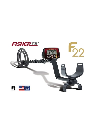Fısher F22- 22cm Concentric Elips Başlık İle Define Dedektörü