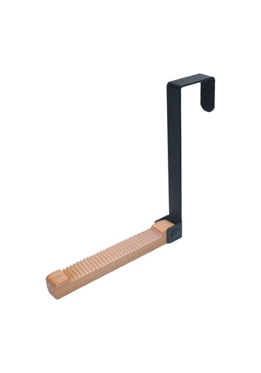 Suntek Üzerinde Katlanabilir Portatif Kapı Kancası Siyah Çok Renkli