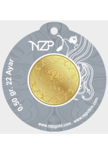 0.50 Gram 22 Ayar Altın
