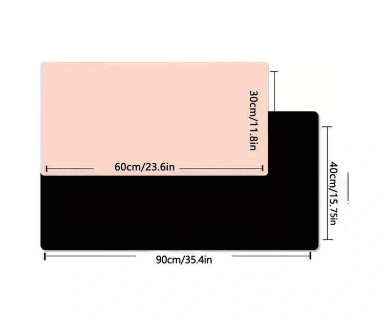 Wangxi Erkek Nordic Büyük Masa Altlığı Kaymaz Pvc Yüzey Ofis Ev