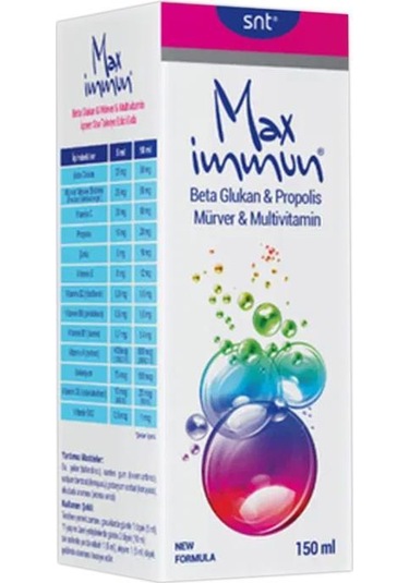 Max Immun Multivitamin Multivitamin Şurup 150 Ml