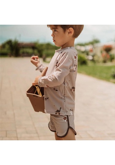 Nuuroo Kris Uv Korumalı Erkek Uzun Kollu Mayo Tişört Dino Nu397 Çok Renkli