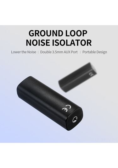 Maiyame Araç Ses Gürültü Engelleyici 3.5mm Aux, Toprak Döngüsü Izolatörü, Otomobil Hoparlörü Temiz Ses Filtresi