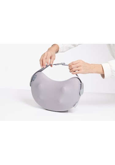 Skg T1-2 Pro Masaj Yastığı, Termoterapi-ısı Terapisi, Bel, Kalça, Sırt, Omuz Boyun Masaj Aleti Gri