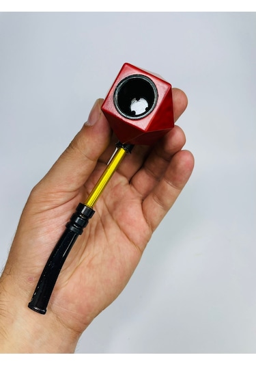 Alcan HG710 Ahşap Görünümlü Sert Akrilik Pipo 10 CM