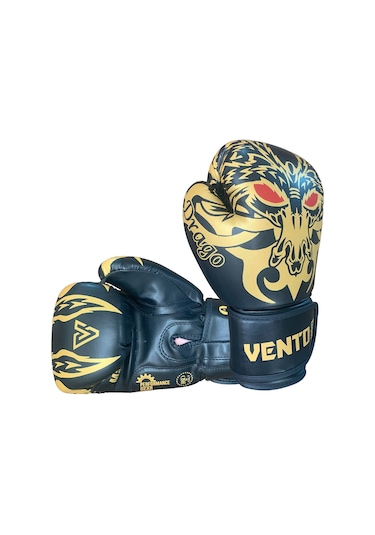 Vento Drago Boks Ve Kick-boks Eldiveni Siyah Siyah-altın