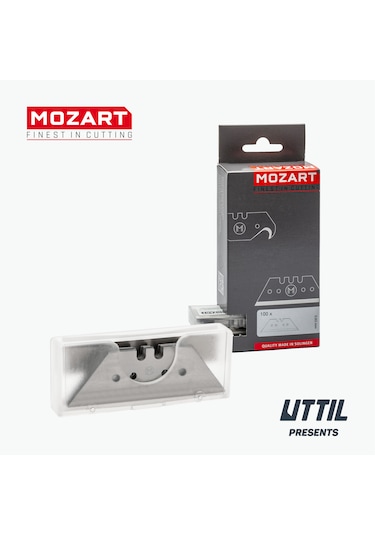 Mozart Blades E.sert, E.keskin 60mm Trapezoid Yedek 100 Adet
