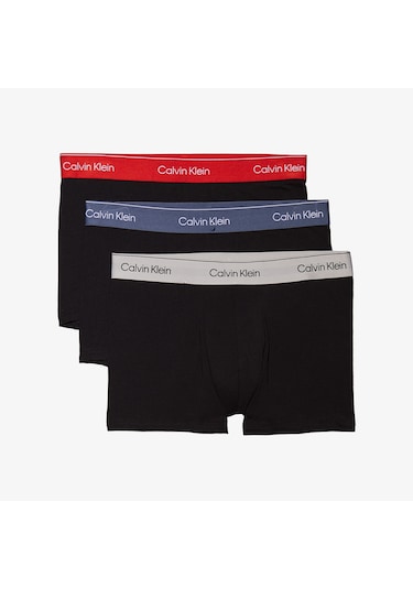 Calvin Klein Icon Strech Erkek Siyah 3'lü Boxer 026 Lv00nb4392 Siyah