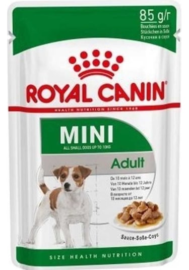 Royal Canin Mini Adult Soslu Yaş Yetişkin Köpek Maması 85 G