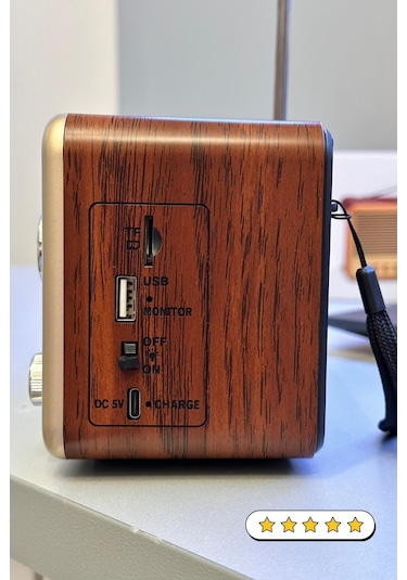 Kboard KTf-2019 Retro Vintage Nostaljik Bluetooth Radyo