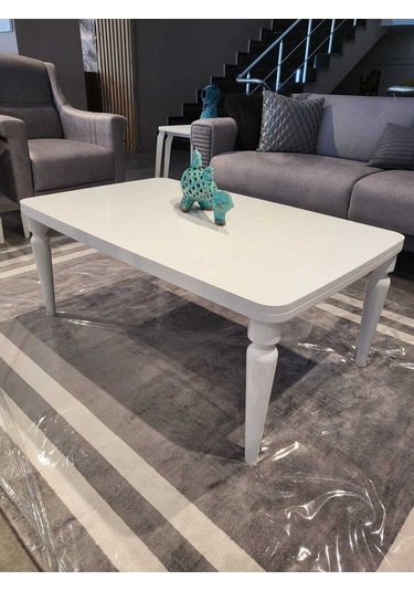 Akset Orta Sehpa Lüx Full Beyaz