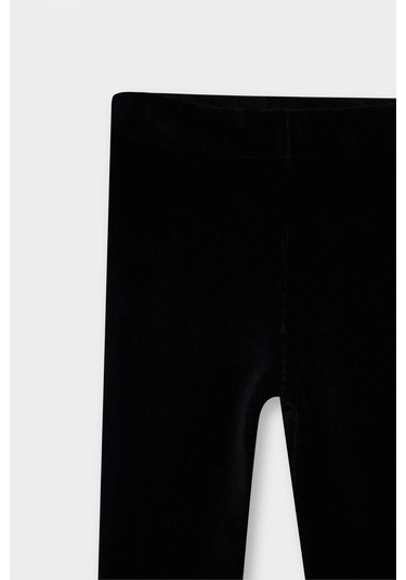 Defacto Kız Bebek Düz Paça Fitilli Kadife Tayt Y1083a225wnbk81 Siyah