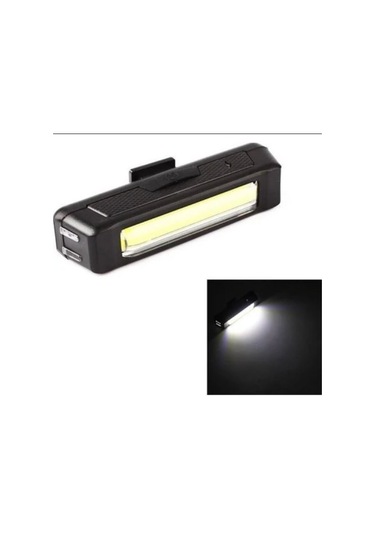 Forte Gt Comet Usb Şarjlı Bisiklet Ön Işık 100 Lümen Beyaz Siyah