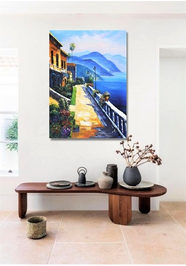 Yağlı Boya Tablo %100 El Yapımı Home In Joy 65Cmx84Cm (535799585)