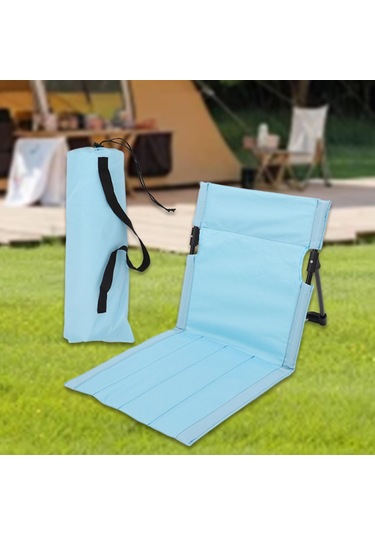 Suntek Açık Hava Plaj Şezlongu, Yürüyüş, Barbekü, Açık Mavi