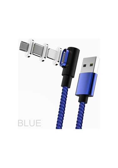 Sindvor 5a Manyetik Usb-c Kablo Led 90 Hızlı Şarj İphone 14/15 Pro Max Samsung Xiaomi Huawei Uyumlumavi2m