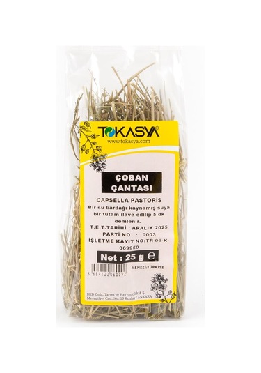 Tokasya Çoban Çantası Otu 5 x 25 G