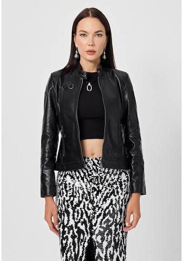 Brigida Siyah Deri Mont Siyah