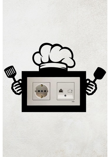 Mutfak Tasarım 2li Priz Çerçevesi İç Ölçü 15,5x8,4 Cm Ikili Priz Çerçeve Mutfak Dekorasyonu