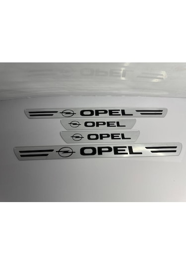 Opel Corsa İle Uyumlu Kapı Eşiği Koruyucu Ön - Arka 4'lü Set