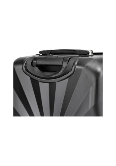 Büyük Boy %100 Polikarbon Valiz 4x2 Teker Siyah 1809 Siyah