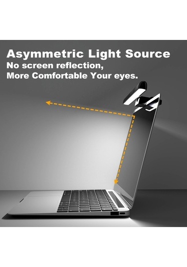 Dancemonkey Cbtx Tb-30sh 18cm Dizüstü Usb Lambası Kademesiz Kısayabilir Asma Işık - Siyah Siyah