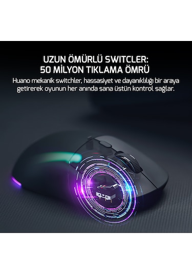 Gamepower Fenix 24.000dpı Triple Mode Kablolu/bluetooth/2.4g Siyah Gaming Mouse Fenix