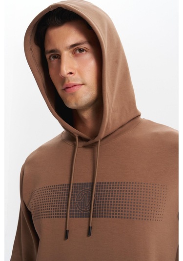 Arma Erkek Slim Fit Baskılı Kapüşonlu Kanguru Cepli Interlok Sweatshirt %80 Pamuk %14 Polyester %6 Elastane K30254685202 Kahverengi Arma Erkek Slim Fit Baskılı Kapüşonlu Kanguru Cepli Interlok Sweatshirt %80 Pamuk %14 Polyester %6 Elastane K30254685202 Kahverengi
