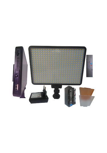 Panasonic Ac8 MDH3 için Pdx Led-396 Kamera Işığı