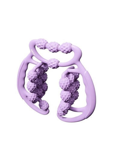 Mkjınmeı 24 Tekerlekli Bacak Silindiri Kelepçesi Bacak Kası Gevşetme Masaj Aleti Loı11n Lila