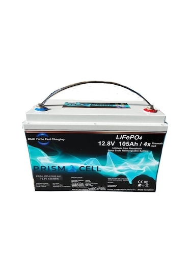 12.8 Volt 105 Amper Lifepo4 Akü