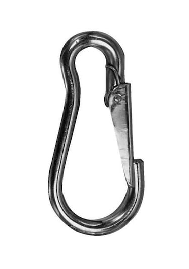 2'li Susta Paslanmaz Karabina. 4mm. Krom. 304 Kalite