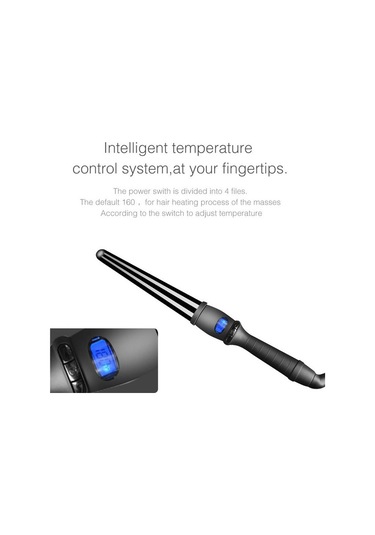 Sones Lcd Konik Bukle Makinesi Tek Tüp Seramik Sırlı Armut Çiçek Konisi, Boyut: 25mm Ab