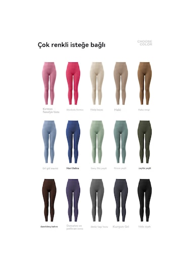 Kadınlar İçin Şeftali Kalça Kaldırıcı Spor Yoga Pantolonu Açık Yeşil