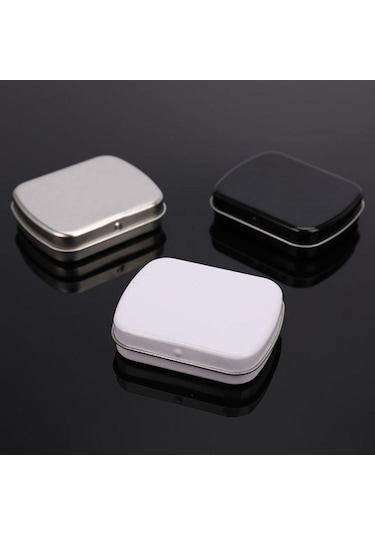 Gümüş Hayatta Kalma Kiti Küçük Boş Metal Gümüş Siyah Çevirme Saklama Kutusu Kasa Anahtar Şeker Gümüş Hayatta Kalma Kiti Küçük Boş Metal Gümüş Siyah Çevirme Saklama Kutusu Kasa Anahtar Şeker