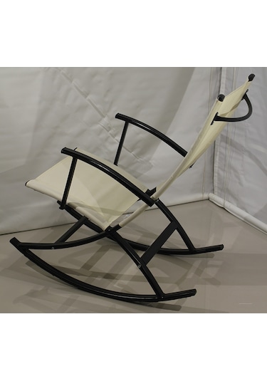 Depolife Sallanır Sandalye Şezlong  Berjer  Koltuk Balkon Teras Dinlence Tel